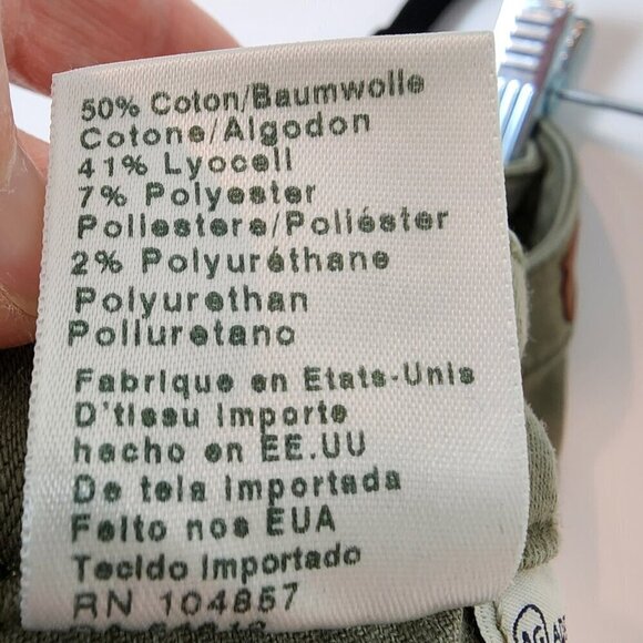 AG Adriano Goldschmied The Legging Super Skinny‎ Ankle Jeans Olive Distressed 26 - Picture 9 of 14